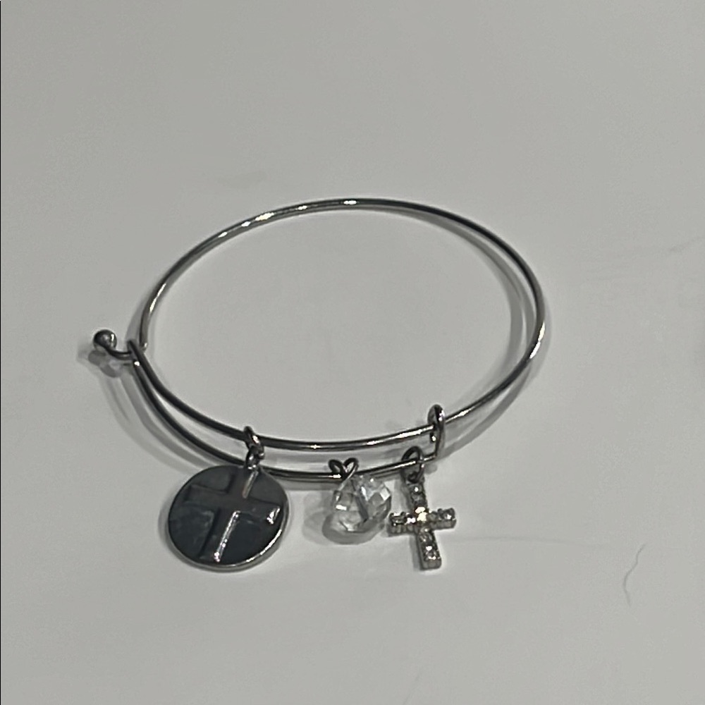 Faux, Costume, Estate Cross Bracelet